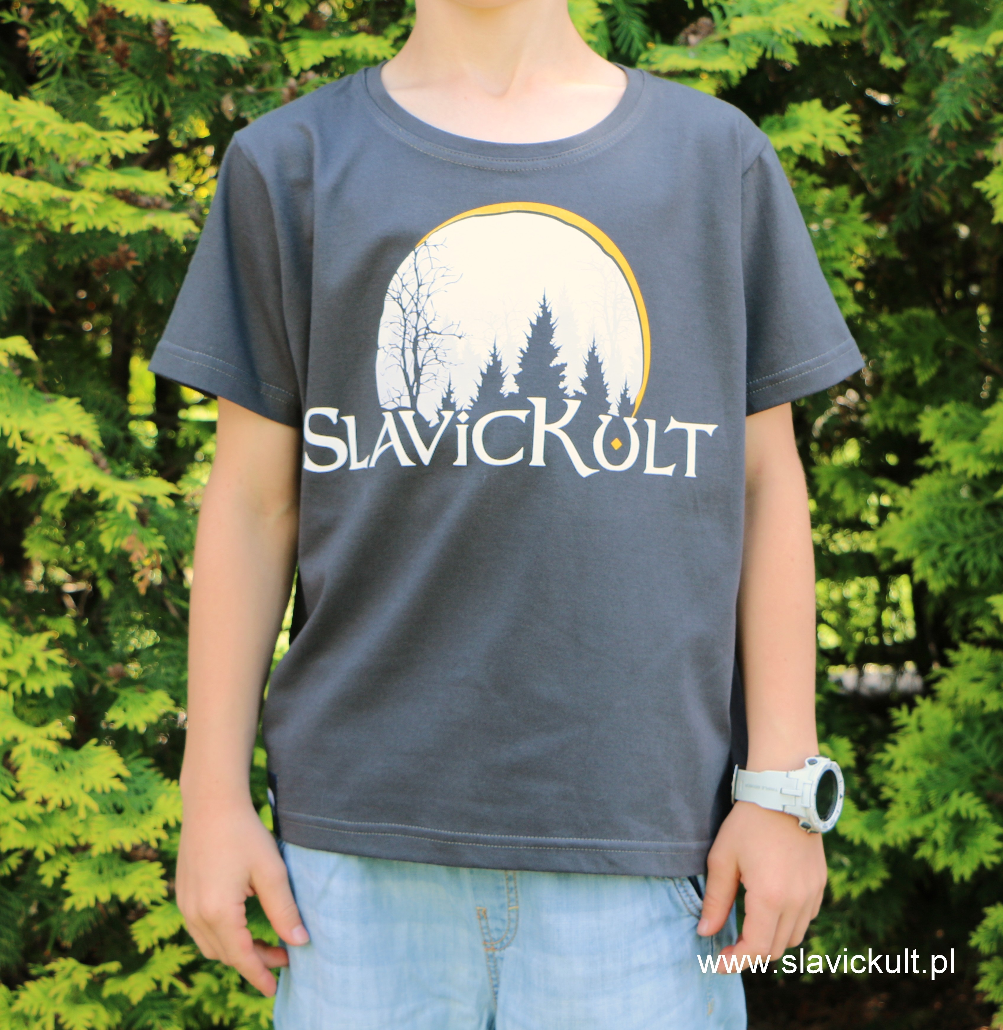 Koszulka Slavickult (Grafit) dla dziecka